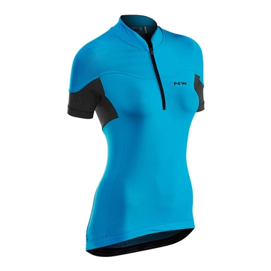 Fietsshirt Northwave Women Muse SS Blue Surfer