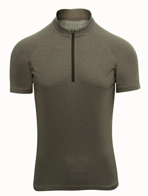 Fietsshirt AGU Essentials Men MTB Zip Melange Green