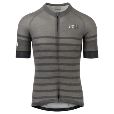 Fietsshirt AGU Men SIX6 Stripe Merino Grey