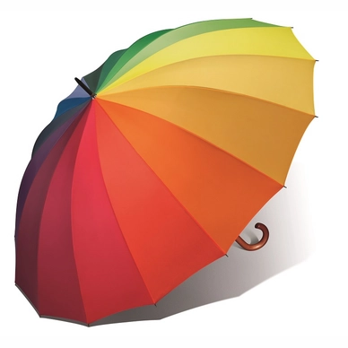 Regenschirm Happy Rain Golf 75/16 Rainbow