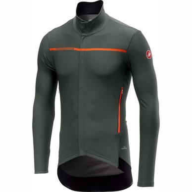 Fietsshirt Castelli Men Perfetto Long Sleeve Forest Gray