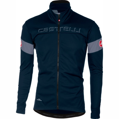Fietsjack Castelli Men Transition Jacket Dark Blue