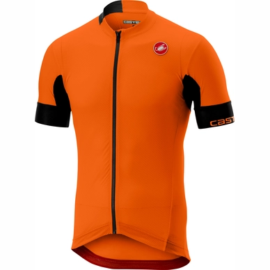Fietsshirt Castelli Men Aero Race 4.1 Solid Jersey FZ Orange