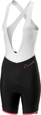 Fietsbroek Castelli Women Vista Bibshort Black Pink