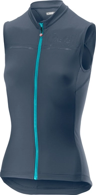 Fietsshirt Castelli Women Promessa Sleeveless Dark Steel Blue
