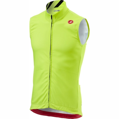Fietsvest Castelli Men Thermal Pro Vest Yellow Fluo