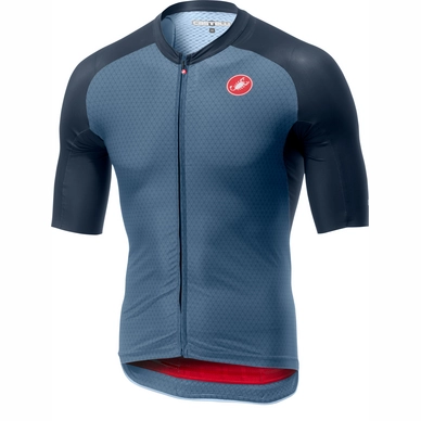 Fietsshirt Castelli Men Aero Race 6.0 Jersey FZ Light Steel Blue