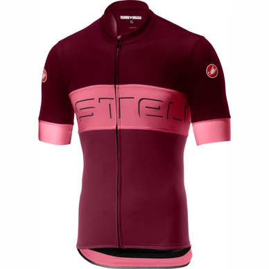 Fietsshirt Castelli Men Prologo VI Jersey Barb Red Pink Gran R