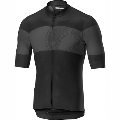 Fietsshirt Castelli Men Ruota Jersey FZ Light Black