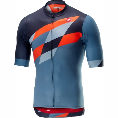 Fietsshirt Castelli Men Tabularasa Jersey FZ Multi Blue Orange