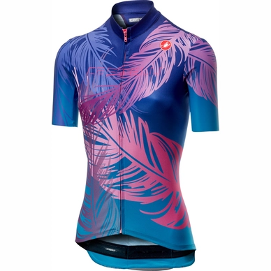 Fietsshirt Castelli Women Tabularasa Jersey FZ Piuma Purple