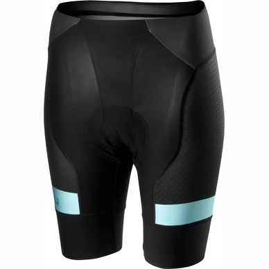 Fietsbroek Castelli Women Free Aero Race 4 Short Black Aruba Blue
