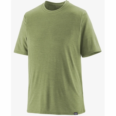 T-shirt Patagonia Men Cap Cool Daily Shirt Salvia Green Dark Salvia Green X Dye