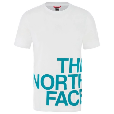T-Shirt The North Face Men S/S Graphic Flow 1 TNF White Fanfare Green