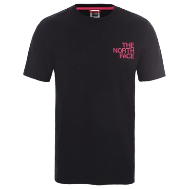 T-Shirt The North Face Men S/S Graphic Flow 1 TNF Black Mr. Pink Mr. Pink