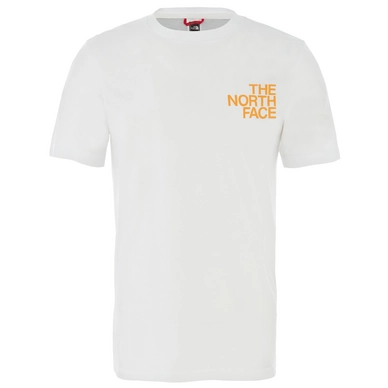 T-Shirt The North Face Men S/S Graphic Flow 1 TNF white Flame Orange