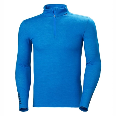 Unterhemd Helly Hansen Lifa Merino Midweight 1/2 Zip Electric Blue Herren