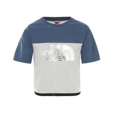 T-Shirt The North Face Girls S/S Cropped Tee Blue Wing Teal