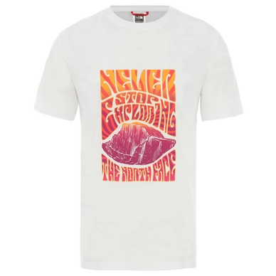 T-Shirt The North Face Men S/S Graphic Tee TNF White Flame Orange