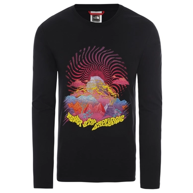 Shirt The North Face Men L/S Graphic Tee TNF Black TNF Lemon