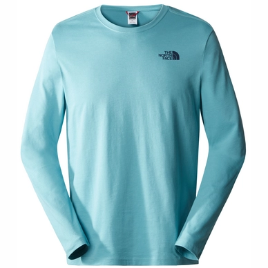 Shirt The North Face Men L/S Red Box Tee Reef Waters Summit Navy