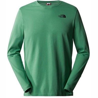 Shirt The North Face Men L/S Red Box Tee Deep Grass Green