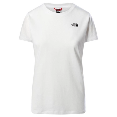 T-Shirt The North Face S/S Simple Dome Tee TNF White Damen