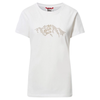 T-Shirt The North Face Graphic S/S Tee Gardenia White Damen