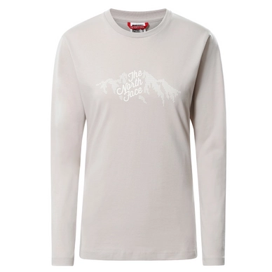 Shirt The North Face Women Graphic L/S Tee Silver Grey