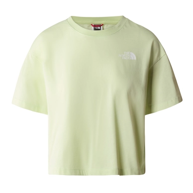 T-Shirt The North Face Femme Cropped Simple Dome Tee Lime Cream