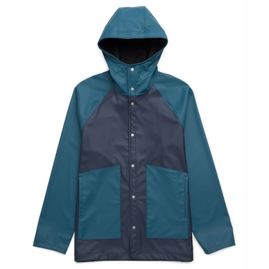 Jacket Herschel Supply Co. Men's Rainwear Classic Peacoat/Deep Teal