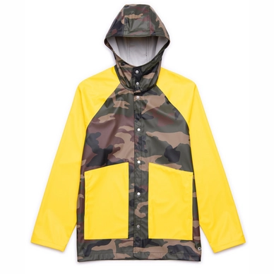 Jas Herschel Supply Co. Men's Rainwear Classic Woodland Camo Cyber Yellow