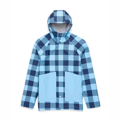 Jas Herschel Supply Co. Men's Rainwear Classic Peacoat Gingham Alaskan Blue