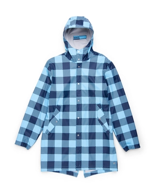 Jas Herschel Supply Co. Men's Rainwear Fishtail Peacoat Gingham