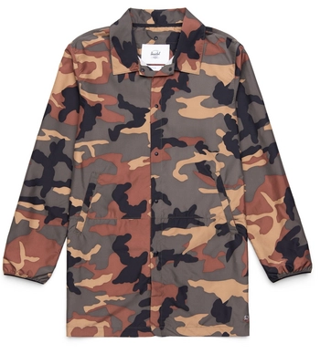 Jas Herschel Supply Co. Men's Voyage Long Coach Woodland Camo