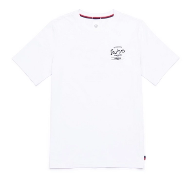 T-Shirt Herschel Supply Co. Men's Tee Hebrew Classic Logo Bright White