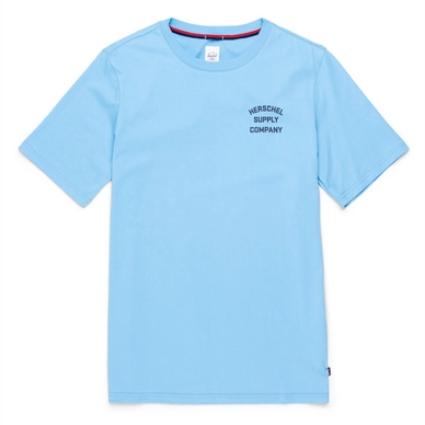 T-Shirt Herschel Supply Co. Men Tee Stack Logo Alaskan Blue Peacoat
