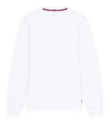 Trui Herschel Supply Co. Men's Long Sleeve Tee Bright White