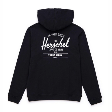 Trui Herschel Supply Co. Men's Pullover Hoodie Classic Logo Black White