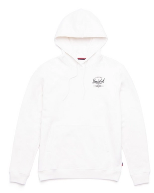Trui Herschel Supply Co. Men's Pullover Hoodie Classic Logo Blanc de Blanc Black