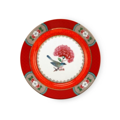 Dessert Plate Pip Studio Blushing Birds Red 17 cm (Set of 6)