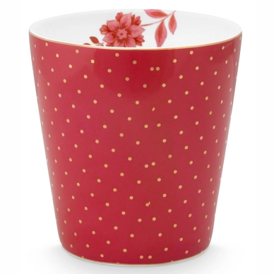 Tasses Pip Studio Royal Dots Dark Pink 230 ml (Set 6)