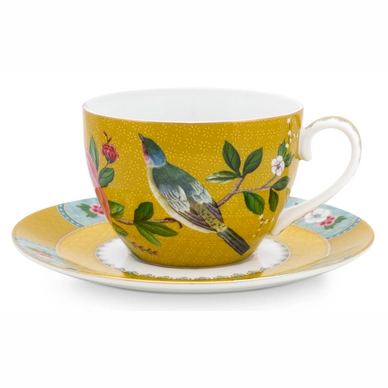 Tasse à Café Pip Studio Blushing Birds Yellow 280 ml (Lot de 6)