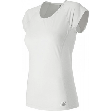Tennisshirt New Balance Somerset Cap Sleeve White