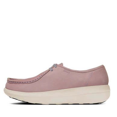 FitFlop Loaff Lace-Up Moc Nubuck Plumthistle