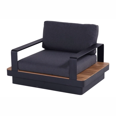 Loungestoel Hartman Isabella Lounge Chair Carbon Black Dark Anthracite