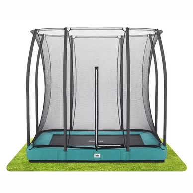 Trampoline Salta Comfort Edition Ground Green 153 x 214 + Safety Net