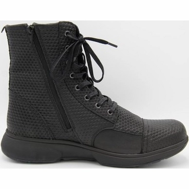 Enkellaars Xsensible Stretchwalker Women Riga Black Namaste