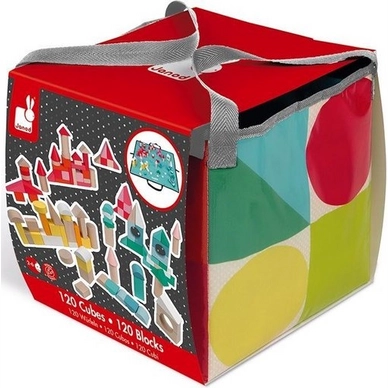 Kubix Janod Blocks (120-delig)