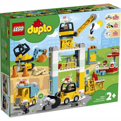 LEGO Duplo Tower Crane & Building Site Set (10933)